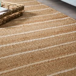 Alfombra de yute Whisby Stripe