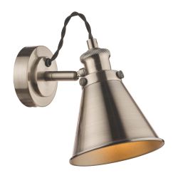 Aplique de Pared Rufus 1 Luz Industrial Níquel