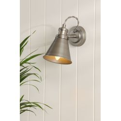 Aplique de Pared Rufus 1 Luz Industrial Níquel