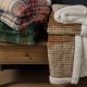 Manta Cuadros Sherpa Beige Topo, Bagley's Lane