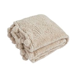 Manta Pom Pom Beige, Bagley's Lane