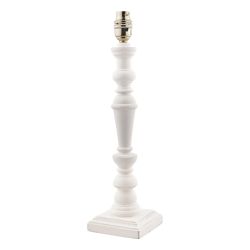 base de madera Tate blanco
