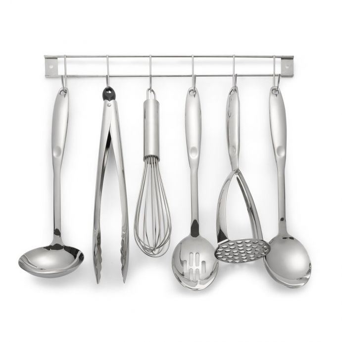 utensilios de cocina soporte acero inox