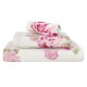 toallas estampado couture rose