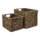 2 cestas rectangulares Kubu